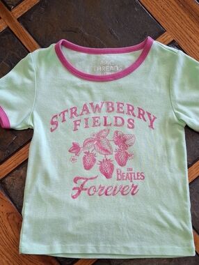The Beatles Girl's Mint Graphic Tee